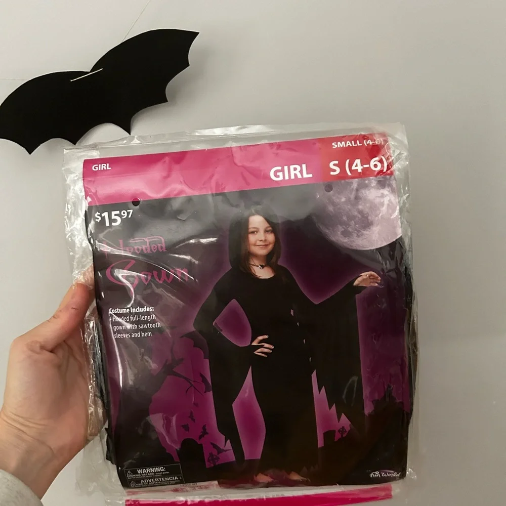 Mystical Midnight Hooded Kids Costume